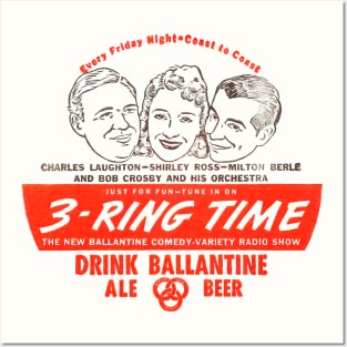 Ballantine --- Brewery Logo -- Vintage Aesthetic Posters and Art